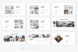 Minies Pitch Deck Keynote Template