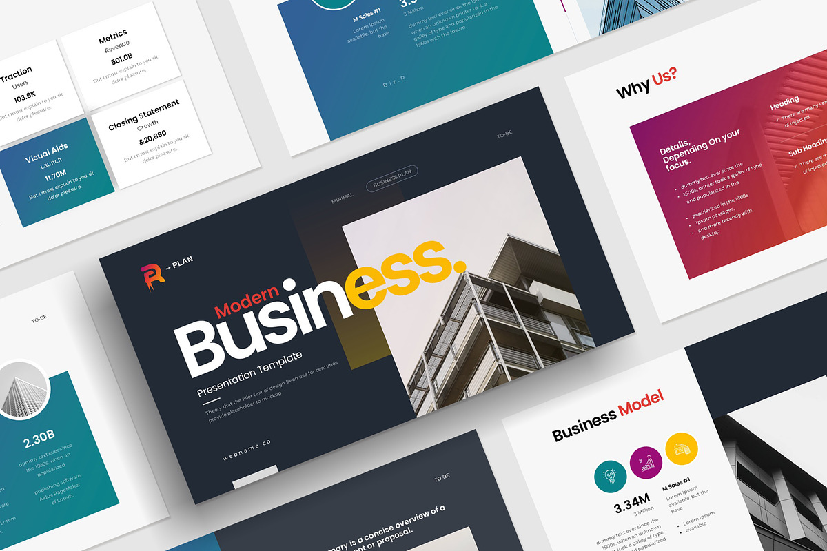 Business Plan PowerPoint Template, a Presentation Template by Work_Stock (Photo 4 of 11)