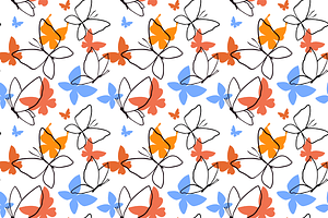 Butterfly Patterns Set