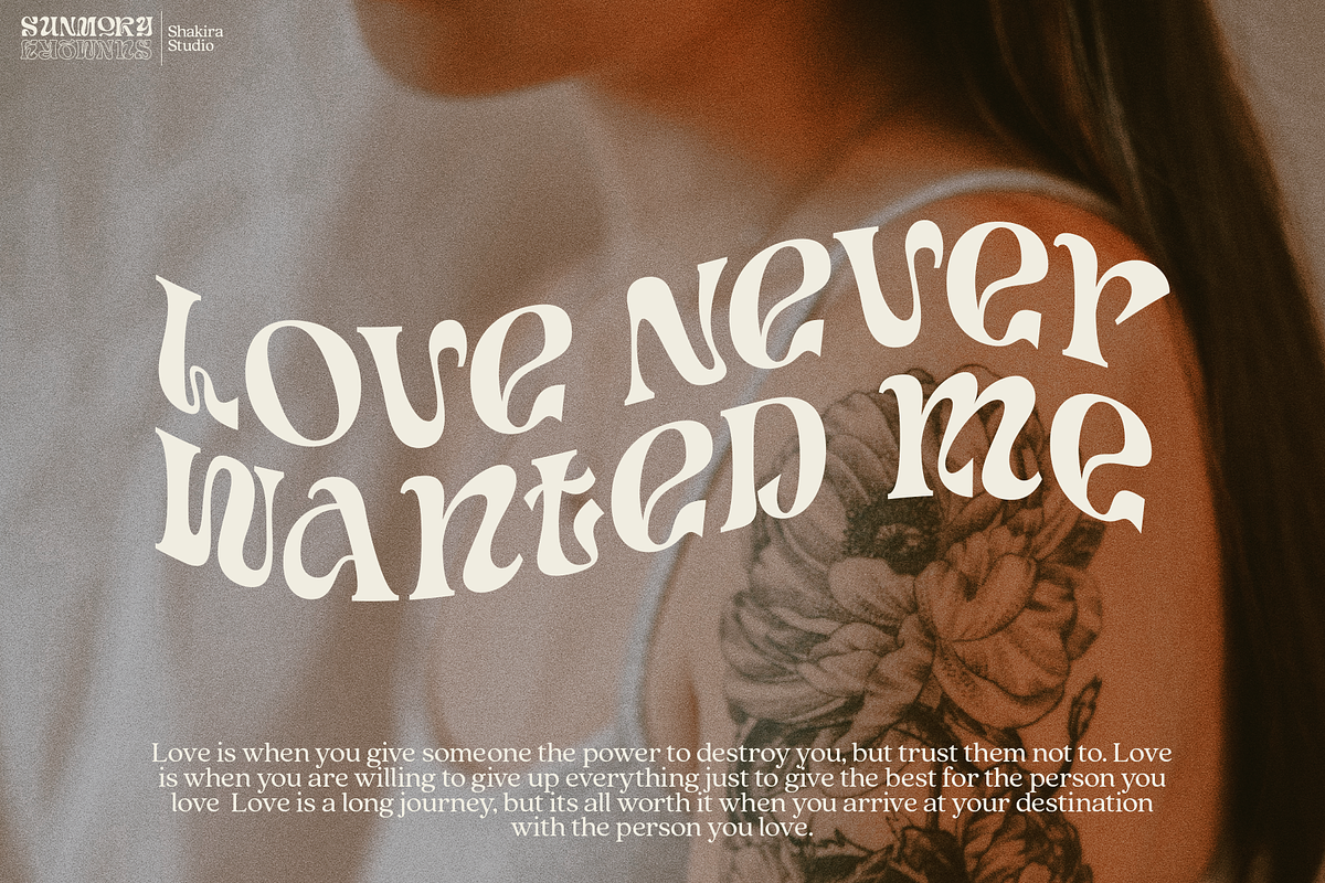 Sunmory - Serif Font, a Serif Font by Shakira Studio (Photo 4 of 13)
