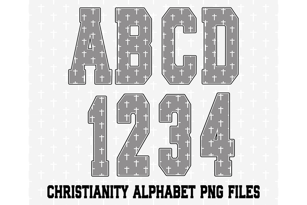 Christian Faith Alphabet PNG Bundle, an Object Graphic by RETROVIBZDESIGNS (Photo 5 of 10)
