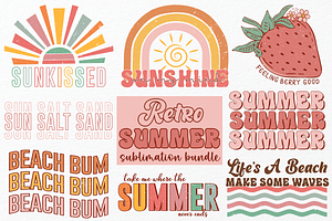 Retro Summer Sublimation Bundle