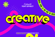 Creative Text Effect Pop Style, a Layer Style Add-On by Mockmenot (Thumbnail 1 of 3)