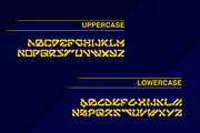 Robomyr - Futuristic Font, a Sans Serif Font by Hakara Type (Thumbnail 8 of 10)