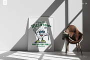 Retro Golf Ball Character T-Shirt, a Sport Illustration by shaondesigns (Thumbnail 5 of 6)