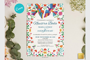 Mexican Wedding Invitation | CANVA