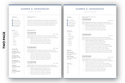 Professional Resume Template, a Resume Template by Advaita Printables (Thumbnail 1 of 6)