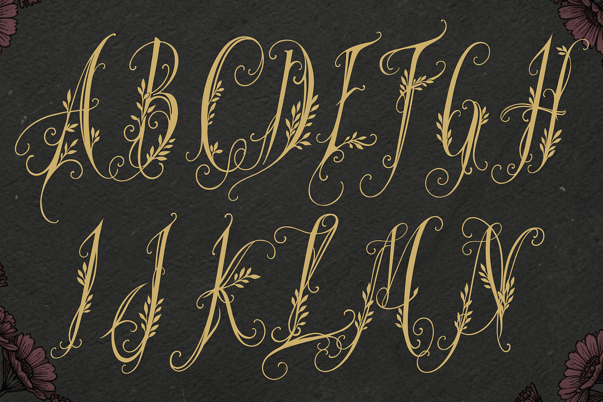 Wanderin Autumn Artisan Floral font, a Script Font by HypeWorksCo (Photo 24 of 28)
