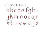 Heartful decorated font, a Sans Serif Font by Contes_de_fée (Thumbnail 4 of 9)