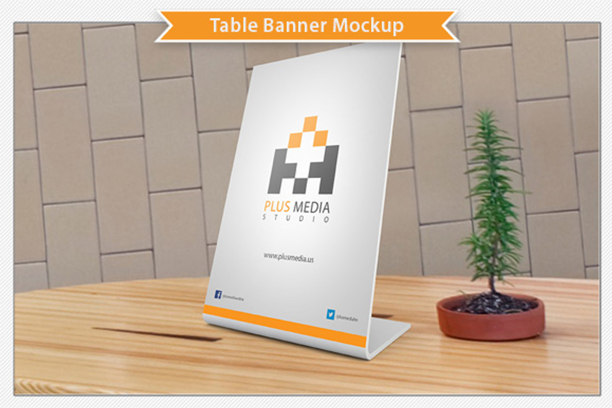 Table Banner Mockup PSD | Creative Mockups