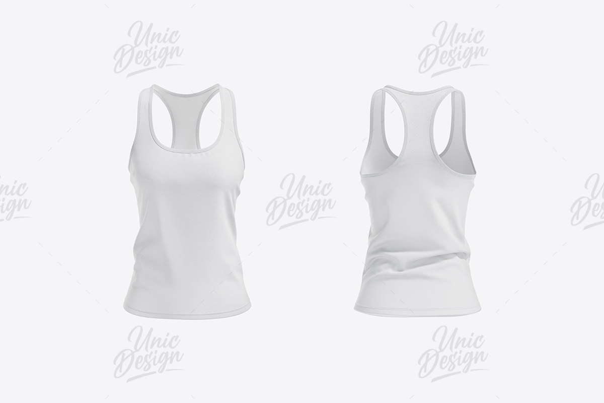 Racerback Tank Top Mockup, an Apparel Mockup by UnicDesign