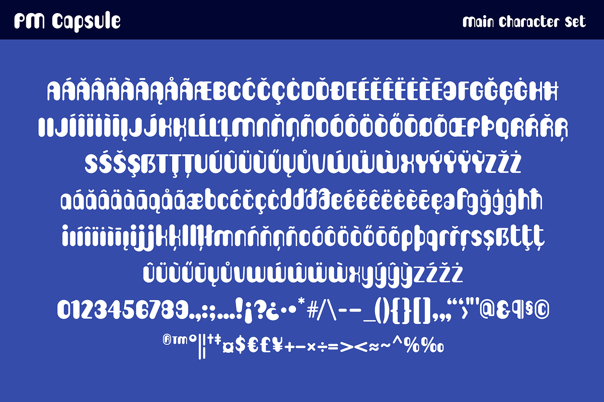 PM Capsule Classic Sci-Fi Font, a Sans Serif Font by Paper Moon Graphic Supply (Photo 6 of 6)