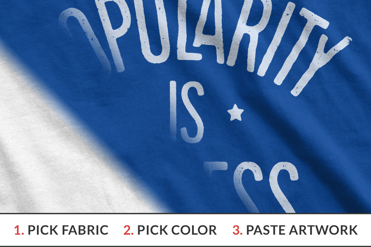 Instant T-Shirt Fabric Mockups, a Shirt Mockup by Brent Galloway (Photo 2 of 3)