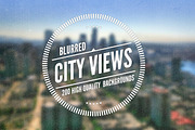 50 Blurred City Views (4 Variations), a Texture Graphic by Workshopey (Thumbnail 1 of 5)
