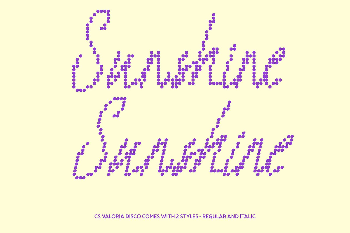 CS Valoria Disco, a Handwritten Font by Craft Supply Co. (Photo 3 of 8)