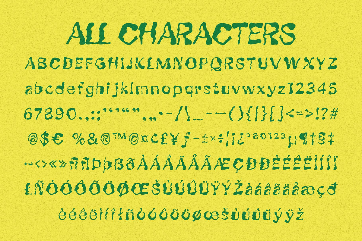 CS Weldon Rippled, a Sans Serif Font by Craft Supply Co. (Photo 8 of 8)