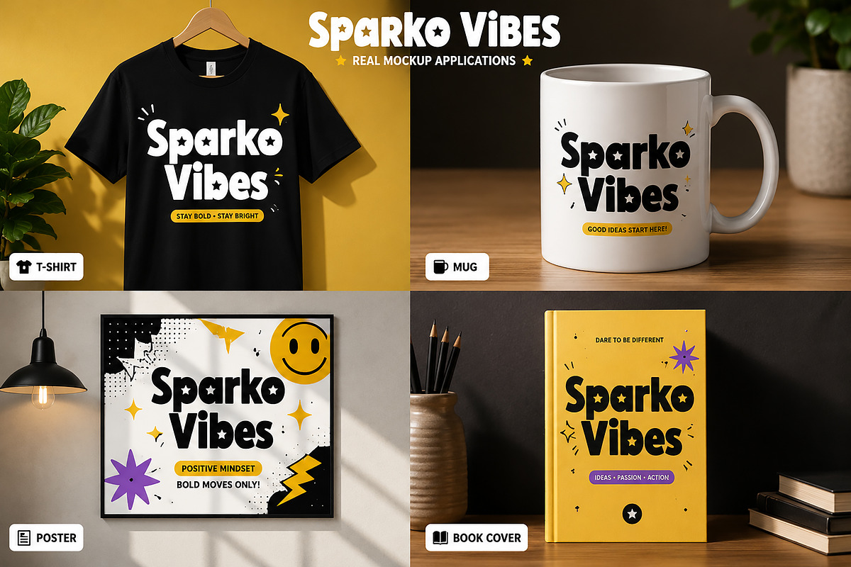Sparko – Bold Playful Display Font, a Serif Font by Wow Magic (Photo 4 of 5)