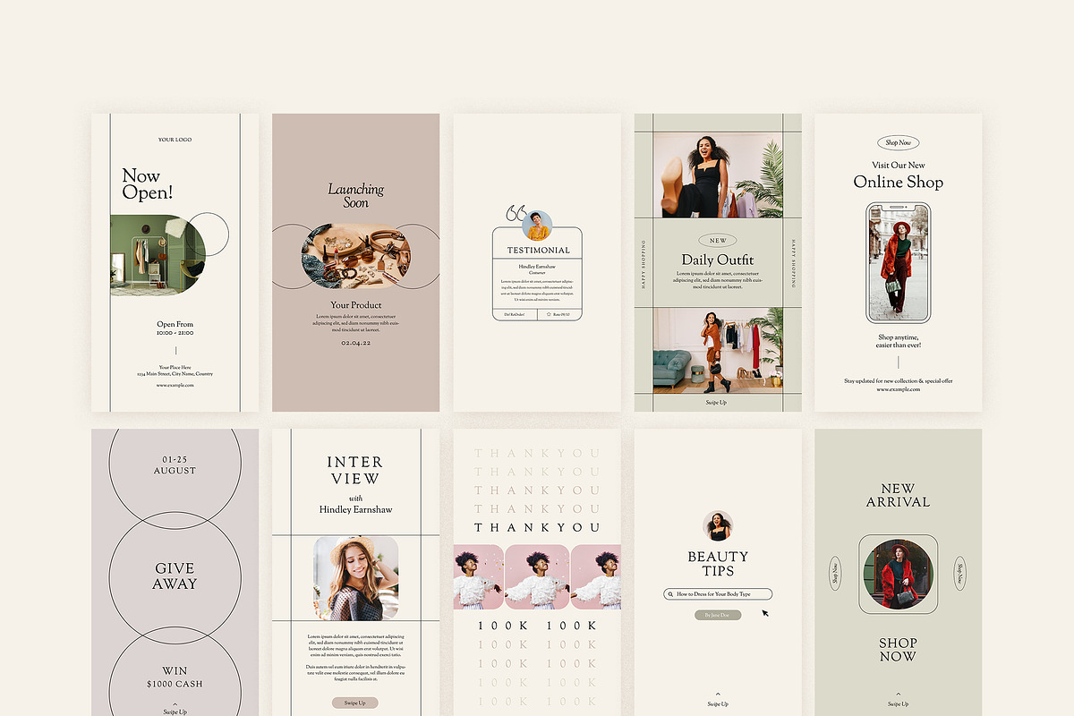 Simplí Instagram Pack, a Social Media Template by Vynetta (Photo 12 of 12)
