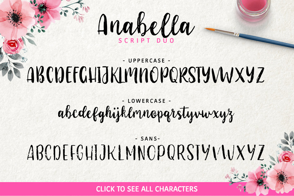 Anabella Script preview 6