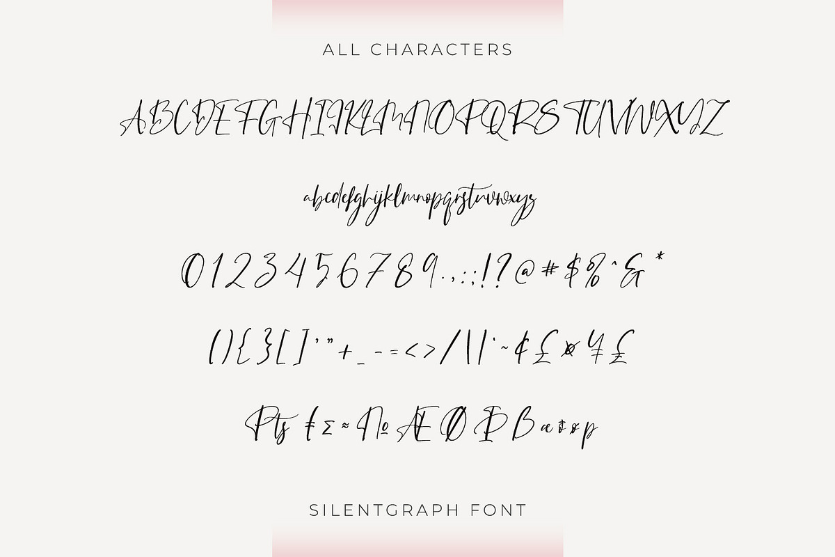 Silentgraph, a Script Font by din-studio.com (Photo 8 of 10)