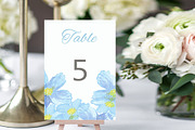 Blue Flower Watercolor Wedding Suite, an Invitation Template by Love Design (Thumbnail 9 of 13)