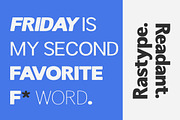 Readant Expanded - Family Font, a Sans Serif Font by Rastype (Thumbnail 3 of 10)