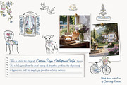 French Summer Whimsical Clipart, an Object Graphic by Essentially Nomadic (Thumbnail 11 of 12)