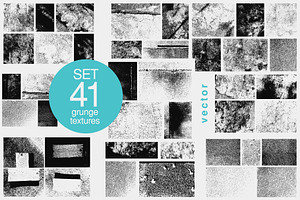 Abstract vector grunge textures set., a Texture Graphic by PoPaShop