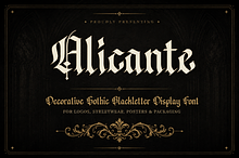 Alicante – Blackletter Font