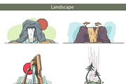 Outline vector illustrations, an Illustration by I-RO (Thumbnail 3 of 4)