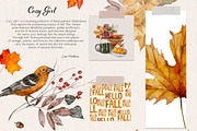 Cozy Girl-Autumn Collection, a Decorative Illustration by Les Frolova (Thumbnail 2 of 11)