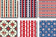 Fourth of July Seamless Pattern, a Pattern Graphic by DreamCafeArt (Thumbnail 3 of 7)