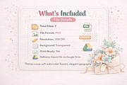 Floral Mama Monogram PNG Bundle, an Object Graphic by MIRoots Design Studio (Thumbnail 3 of 4)