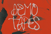 Demo Tapes Marker Font, a Handwritten Font by Tom Gordon Design (Thumbnail 1 of 6)
