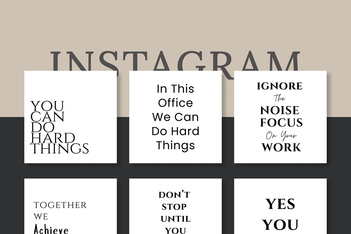 Instagram Inspirational Quotes, a Social Media Template by RB Boutique (Photo 12 of 12)