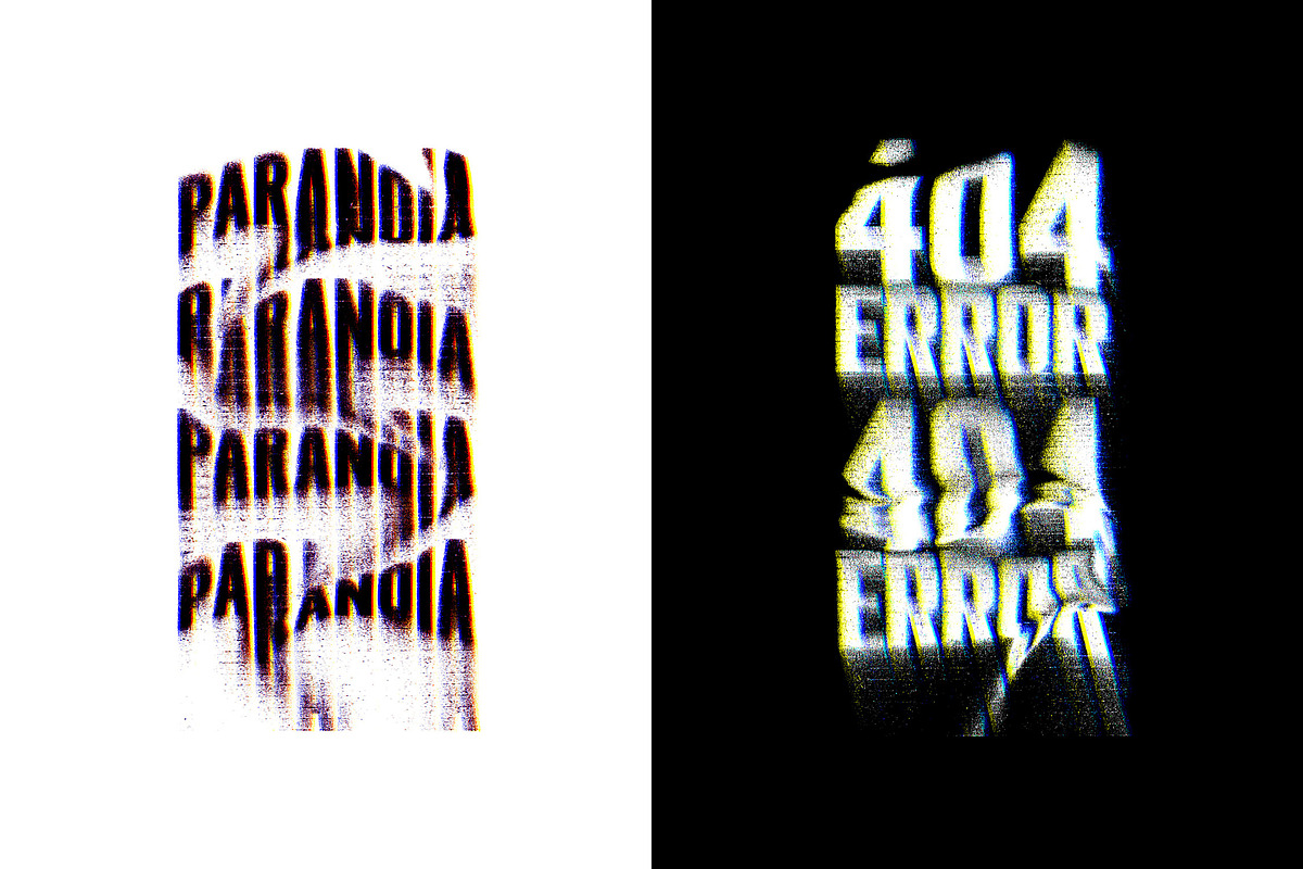 Distortion Text Effects Collection, a Texture Graphic by pixelbuddha.net (Photo 6 of 13)