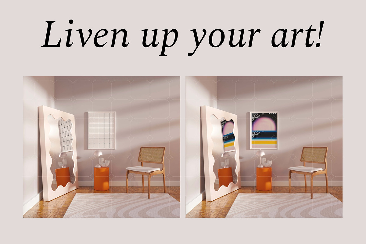 Frame Mockups For Prints DIXIE, a Household Mockup by Bonumo (Photo 6 of 11)