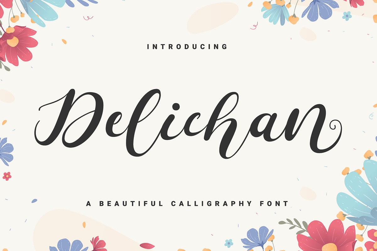 Delichan - A Beautiful Calligraphy, a Script Font by Prioritype Co (Photo 1 of 10)