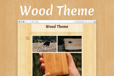 Woody - Tumblr Wood Theme, a Websites & App Template by vladocar