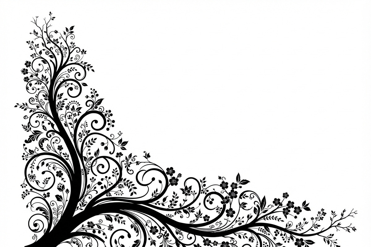50 Tree Branch Corner Silhouette, a Decorative Illustration by Amazin_art (Photo 3 of 46)