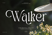 Walker Elegant Serif Font, a Serif Font by Graphicxell (Thumbnail 1 of 8)
