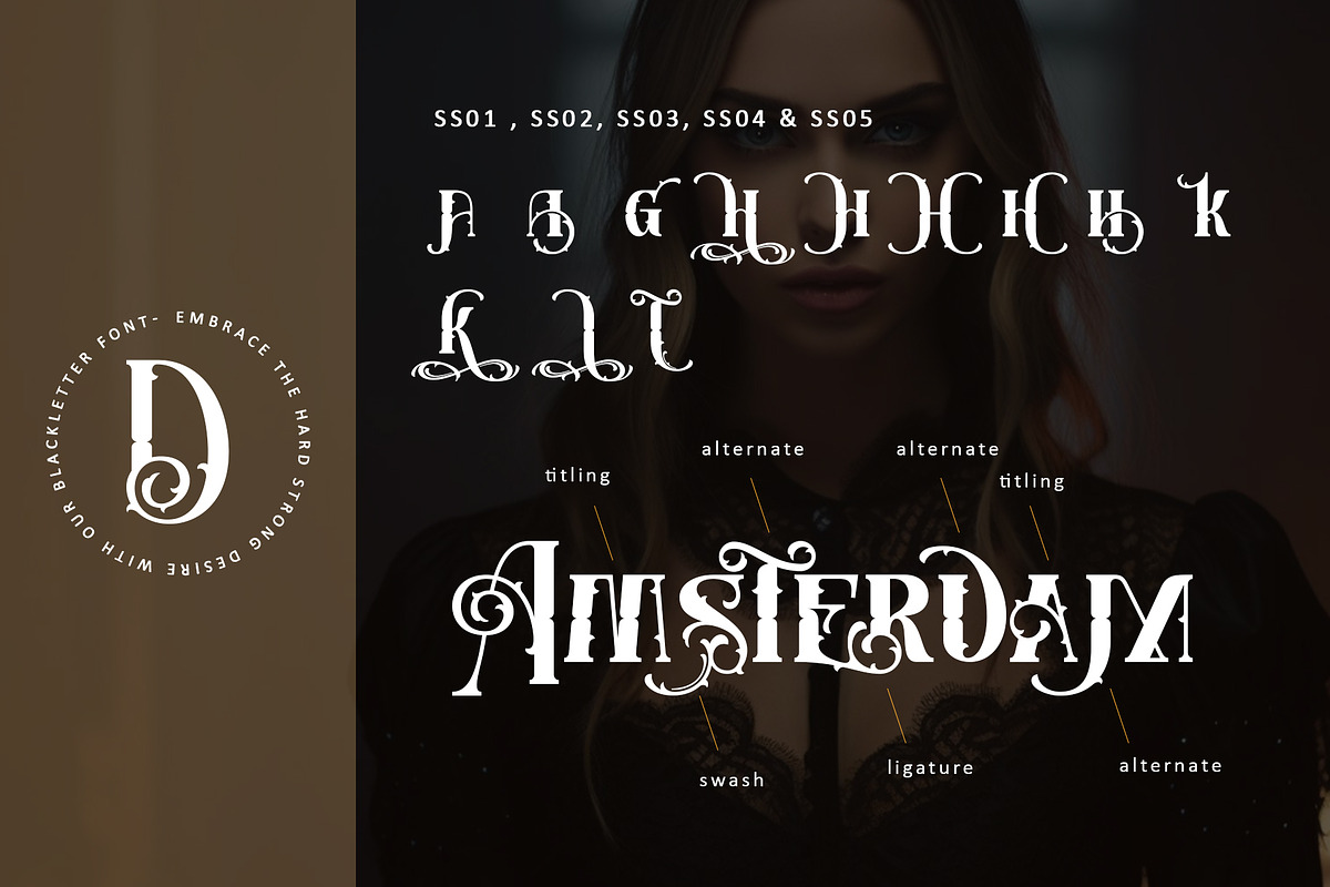 Blacker Gothic, a Blackletter Font by Letterara (Photo 14 of 15)