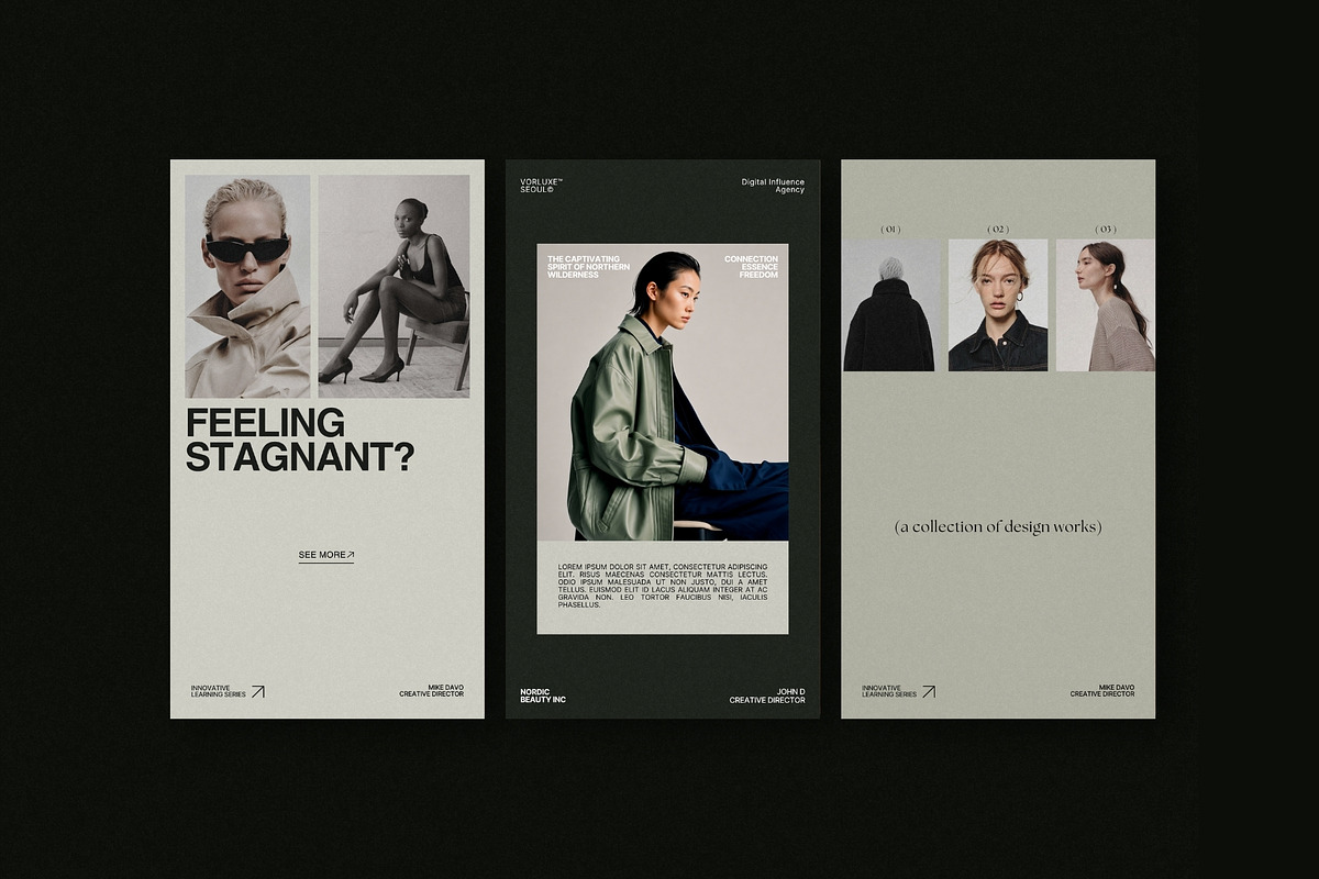 ZORA | Instagram STORIES Bundle, a Social Media Template by The Aesthetic Studio (Photo 2 of 10)
