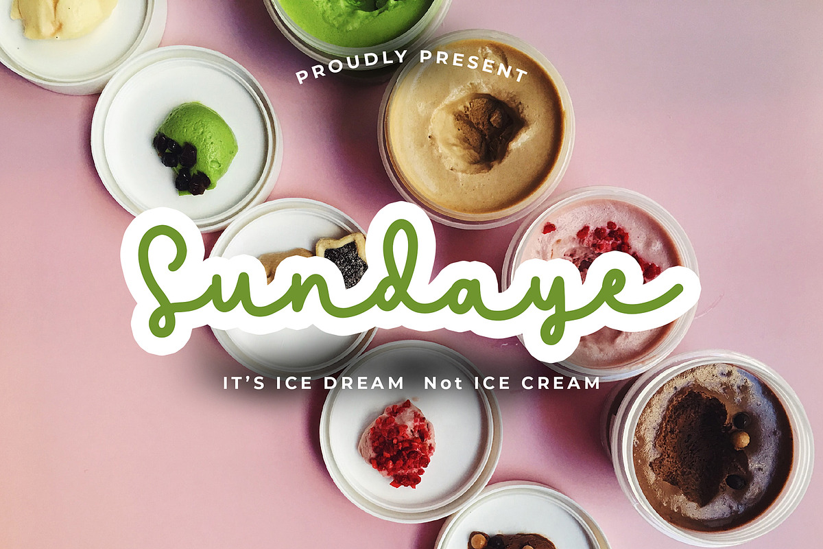 Gelato Modern Calligraphy Font preview 3