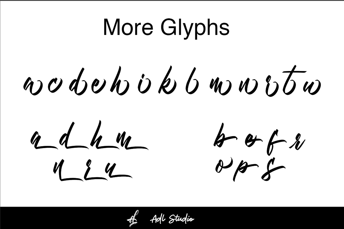 Adelia, a Script Font by Adl Studio (Photo 6 of 7)