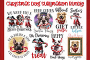 Christmas Dog Sublimation Bundle, an Animal Illustration by RossiGalleria (Thumbnail 1 of 9)