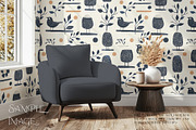 Living Room Wallpaper Mockups, a Product Mockup by mock-ups (Thumbnail 7 of 16)