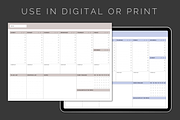 Digital Weekly Planner, a Brochure Template by Santo Romero (Thumbnail 5 of 5)