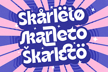 Skarleto | Groovy Display Sans