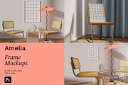 Poster Frame Mockup AMELIA, a Print Template by Bonumo (Thumbnail 1 of 15)